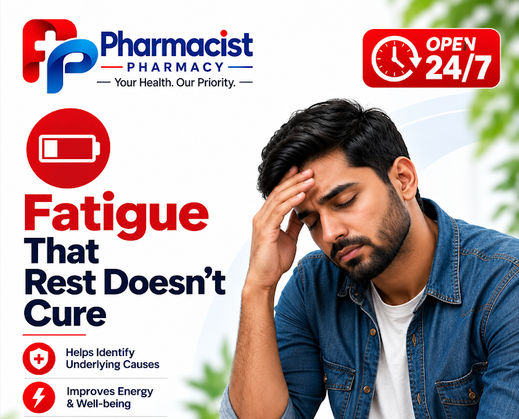 Fatigue that rest does not cure poster